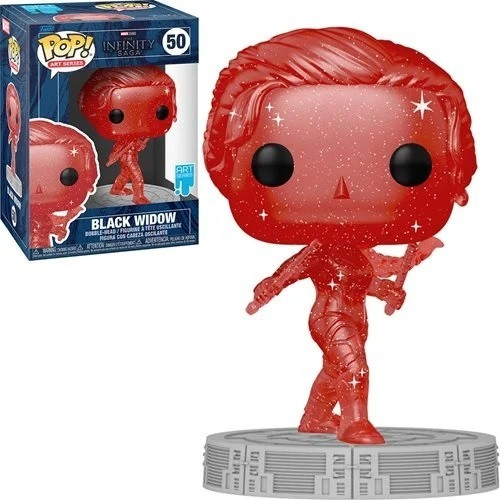 57613 Avengers Infinity Saga Black Widow Red Artist Series Pop! Vinyl Figure