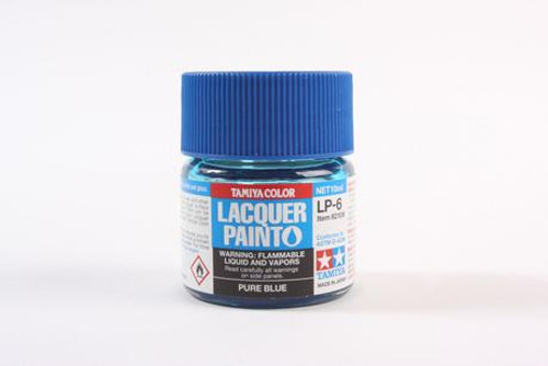Tamiya 82106 Lacquer Paint LP-6 Pure Blue model paint 10 ML bottle