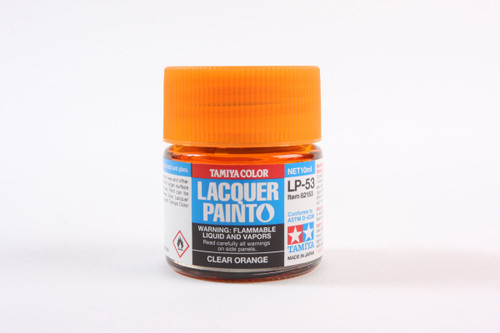 Tamiya 82153 LP-53 Clear Orange Lacquer Paint 10 ml