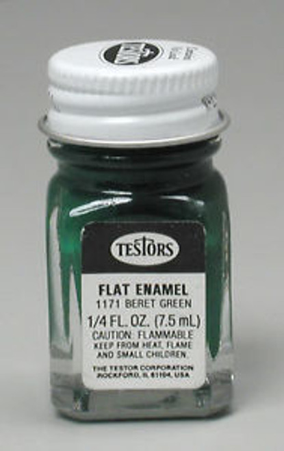 TES1117TT 1/4oz. Bottle Finishing Enamel Beret Green TES1117TT 1/4oz. Bottle Finishing Enamel Beret Green