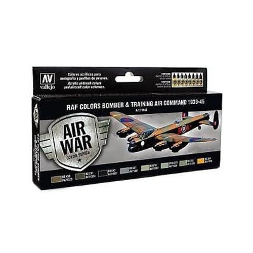 VLJ71145  RAF Colors Bomber & Training Air Command 1939-1945 Model Air Paint Set (8 Colors)