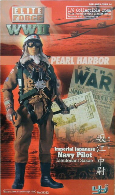 BBT34332 1/6 WWII Pearl Harbor Imperial Japanese Navy Pilot Lieutenant Sakae Action Figure