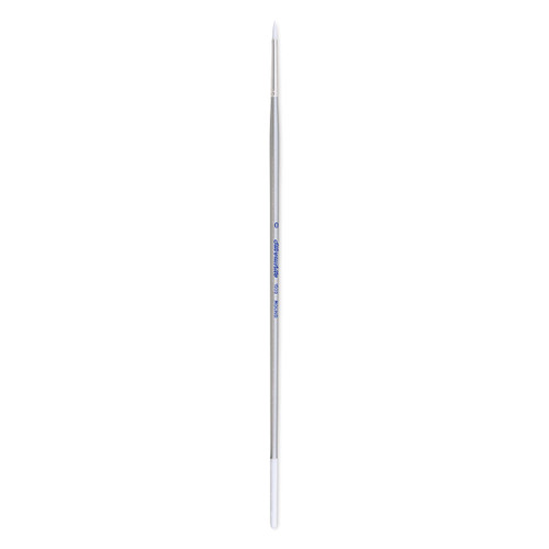 (D) F407 Silver Synthetic #0 Brush, Round