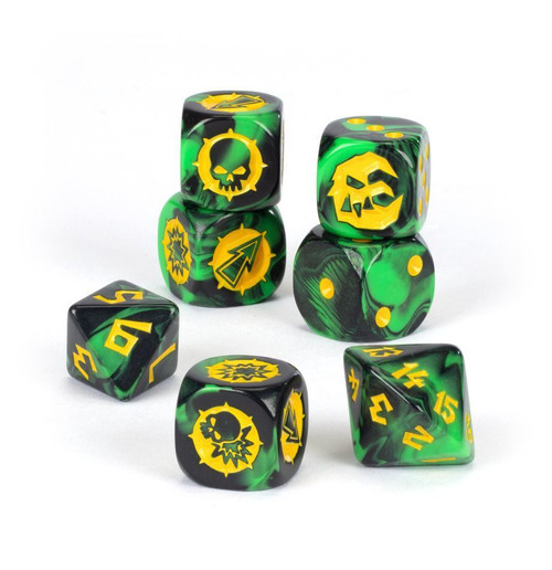 200-26 BLOOD BOWL: GOBLIN TEAM DICE 200-26 BLOOD BOWL: GOBLIN TEAM DICE