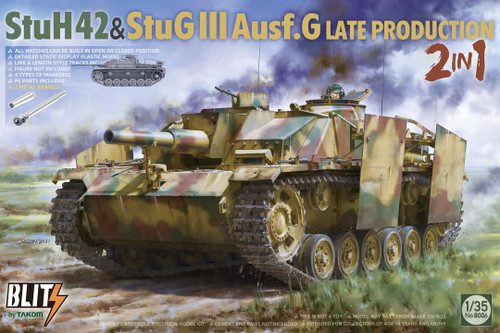 TAO8006  StuH 42 & StuG III Ausf.G Late Production (2in1)