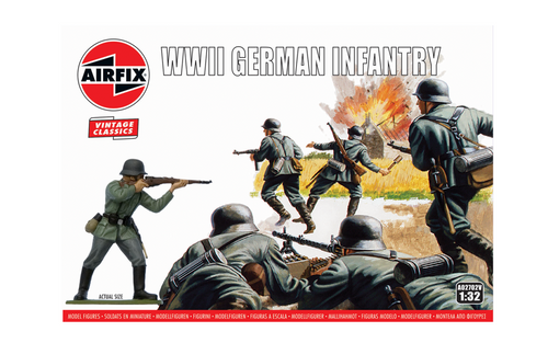 ARX2702 WWII German Infantry Figure Set (14) 1/32