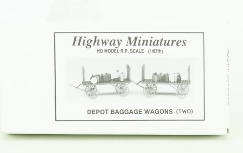 (D)  301 HO Depot Baggage Wagon - Kit