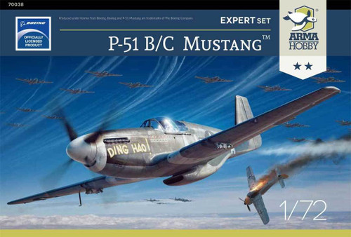 AH70038  North-American P-51B/C Mustang Expert Set 1/72