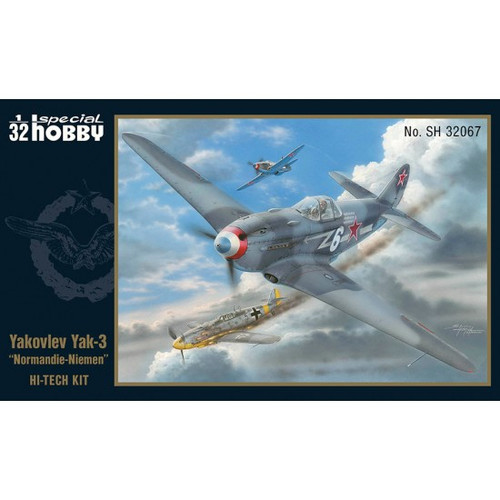 SHY32067 Special Hobby 1/32 Yak-3 Normandie Nieman Soviet Fighter