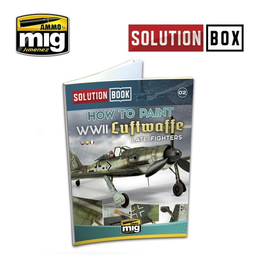 AMM6502 How to Paint WWII Luftwaffe Late Fighters - Solution Book (Multilingual)