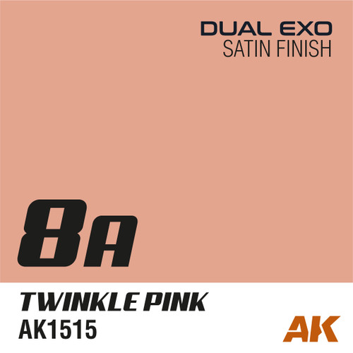 AKI1515 Dual Exo 8A Twinkle Pink Acrylic Paint 60ml Bottle at MRS Hobby Shop, Sandy Utah, 84070