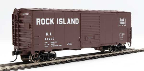 910-45044 40' ACF Modernized Welded Boxcar w/8' Youngstown Door - Ready to Run -- Rock Island #27237