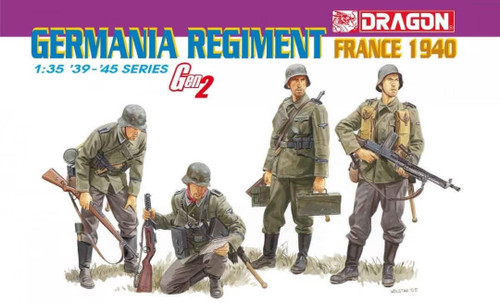 DML6281 Germania Regiment, France 1940 (4 figure set) 1/35