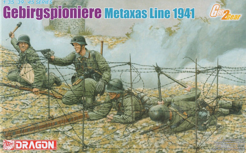 DML6538 Gebirgspioniere, Metaxas Line 1941 (4 Figures Set) 1/35