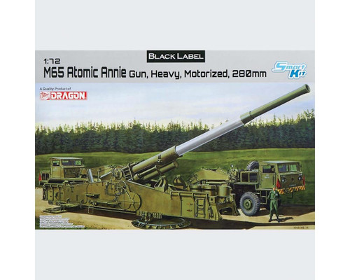 DML7484 M65 280mm Atomic Annie Heavy Gun 1/72