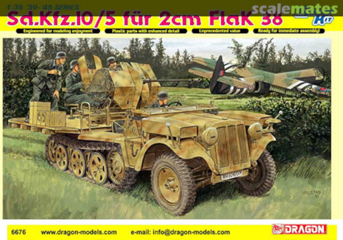 DML6676 Sd.Kfz.10/5 fur 2cm Flak 38 - Smart Kit 1/35