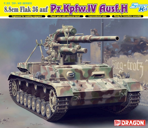 DML6829 Pz.Kpfw.IV Ausf H Tank w/88mm Flak 36 Gun 1/35