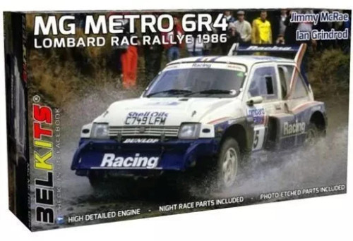BEL016 MG Metro 6R4 Lombard RAC Rally 1986 J.McRae / I.Grindroda 1/24