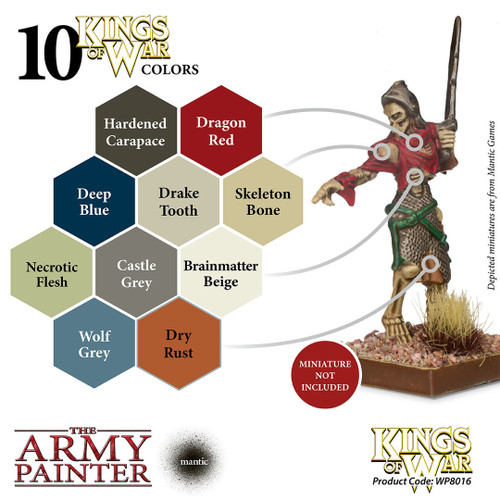 ARMWP8016  Warpaints Kings of War Undead paint set