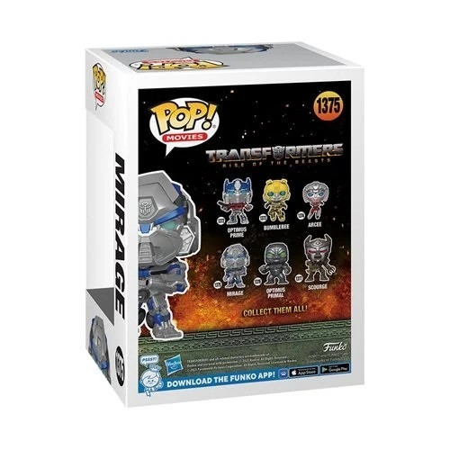 63956 Transformers: Rise of the Beasts Mirage Funko Pop! Vinyl Figure #1375