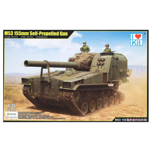 ILK63547  M53 155mm Self-Propelled Gun 1/35