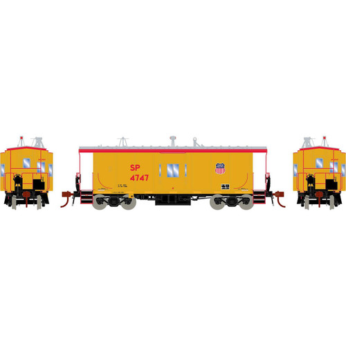 ATHG78401 HO Bay Window Caboose w/Lights/Sound, UP/SP #4747