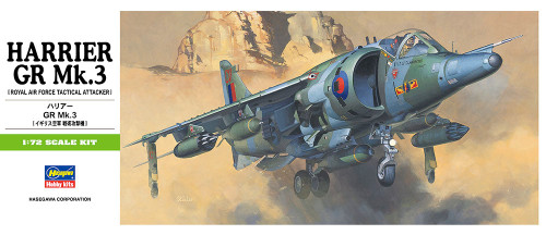 HSGD020 Hasegawa BAe Harrier GR Mk.3 Royal Air Firce Tacticsl Attacker