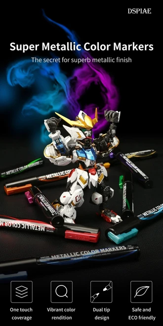 DSP-MKA-12 Super Metallic Color Markers - Bronze