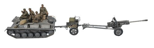 MNA35395  German Artillery Tractor T-60(r) & Crew Towing PaK40 Gun 1/35