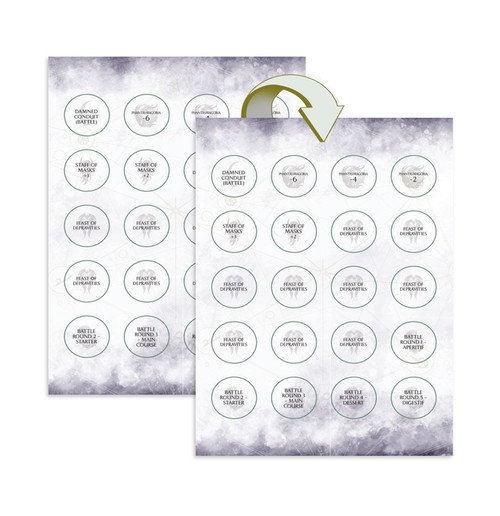 OLD83-71 WARSCROLL CARDS: HEDONITES OF SLAANESH