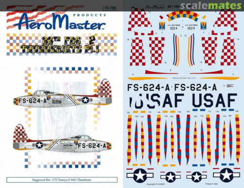 72195 1/72 86th FBG Thunderjets Part I