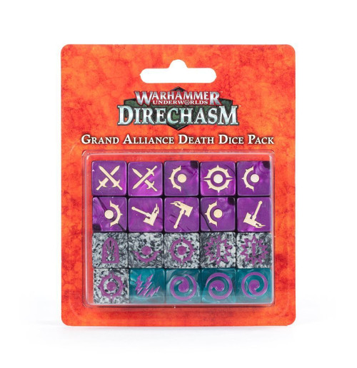 110-14 WARHAMMER UNDERWORLDS: GRAND ALLIANCE DEATH DICE 110-14 WARHAMMER UNDERWORLDS: GRAND ALLIANCE DEATH DICE