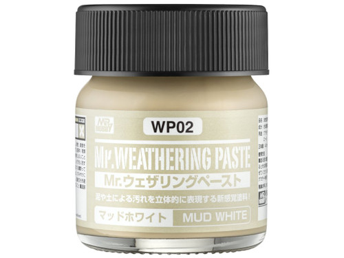 GNZWP02  Mr. Weathering Paste Mud White - 40ml