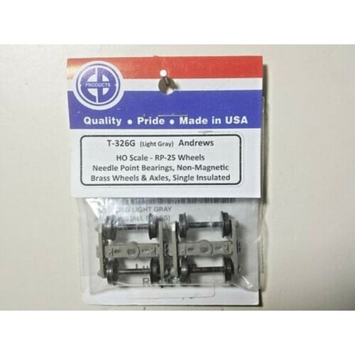 EBT326G HO GREY ANDREW BRASS TRUCK