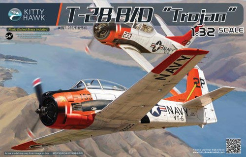 KTY32014 Kitty Hawk 1/32 T-28B/D Trojan USN Aircraft