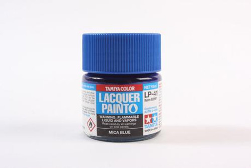 Tamiya 82141 Lacquer Paint LP-41 Mica Blue model paint 10 ML bottle
