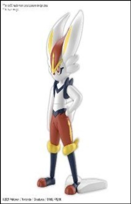 2601813 Bandai Pokemon Plamo Collection #50 Select Series Cinderace