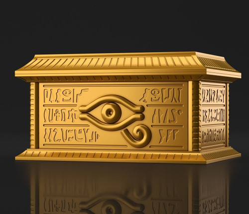 BAN2612108  Gold Sarcophagus For Ultimagear Millennium Puzzle "Yu-Gi-Oh!", Bandai Spirits Model Kit
