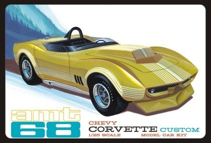 AMT1236  Chevy 1968 Corvette Custom 1/25