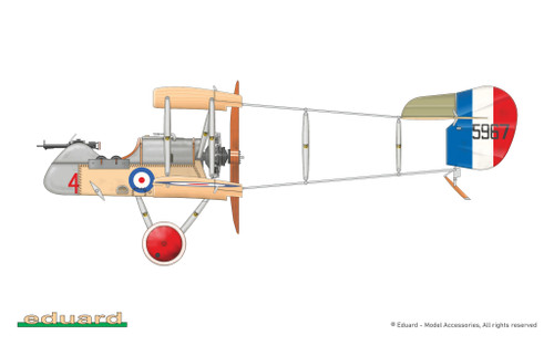 EDU8094 De Havilland DH-2 Fighter Profi-Pack 1/48