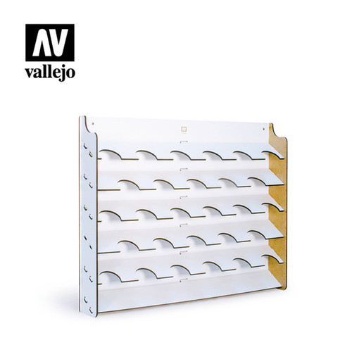 VLJ26009 Wall Mounted Module Paint Display (Holds 28 35ml/60ml Bottles)