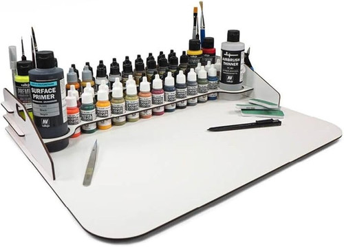 VLJ26013 Module Paint Display Stand & Large Workstation NoScale