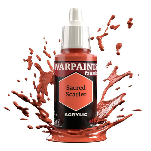ARMWP3106 Army Painter Warpaints Fanatic Acrylic, Sacred Scarlet