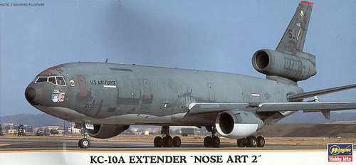 HSG10607 Hasegawa KC-10A Extender Nose Art 2 Model Kit 1/200