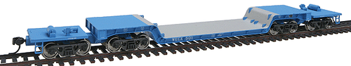 WKI40903 Gold Line(TM) 81' 4-Truck Depressed Center Flatcar - Ready to Run -- Westinghouse WECX 932-40903