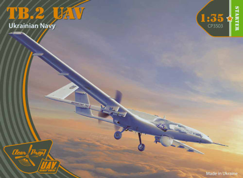 CP3503 Clear Prop 1/35 TB.2 UAV Ukrainian Navy Model Aircraft kit