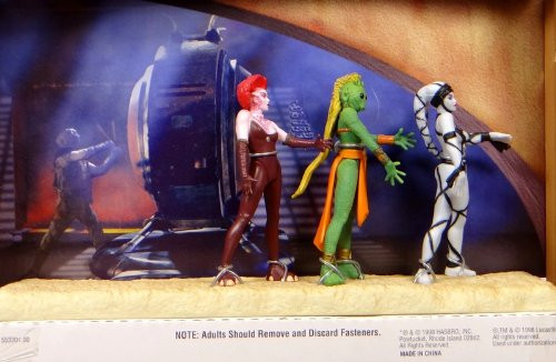 HSF69849 Star Wars The Power of the Force Jabba the Hutt's Dancers Kenner 1998