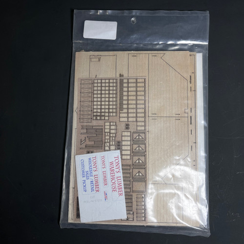 GCL316  N  Tony's Lumber Warehouse - Kit (Laser-Cut Wood) -- 13-7/8 x 7-5/8 x 3-11/16