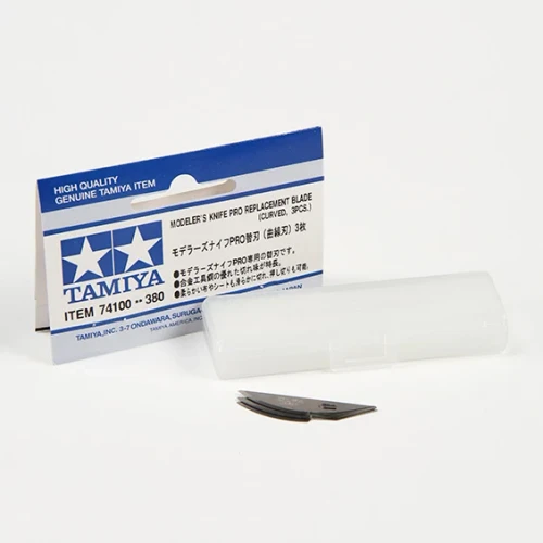 TAM74100 Tamiya Modeler's Knife Pro Curved Blade