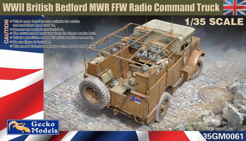 GKO35GM0061 Gecko 1/35 British Bedford MWR FFW Radio Command Truck
